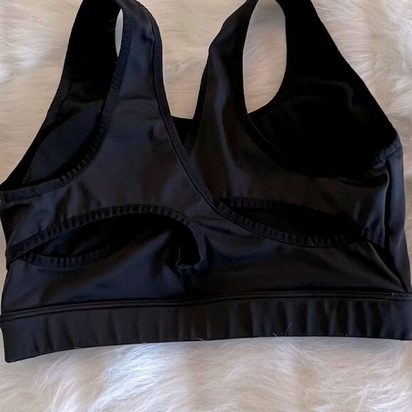 AP Basic Black Sports Bra (S) - Picture 2 of 5